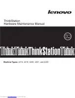 Lenovo ThinkStation 4215 Hardware Maintenance Manual preview