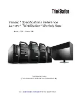 Предварительный просмотр 1 страницы Lenovo ThinkStation C30 Specifications