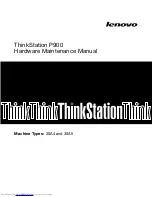 Lenovo ThinkStation P900 Hardware Maintenance Manual preview