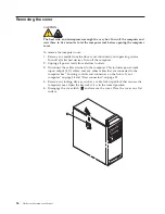 Предварительный просмотр 102 страницы Lenovo ThinkStation S20 Hardware Manual