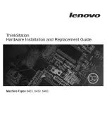 Lenovo ThinkSTaTion series Installation Manual предпросмотр