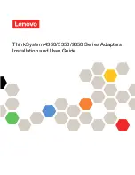 Lenovo ThinkSystem 4350 Series Installation And User Manual preview