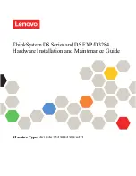 Lenovo ThinkSystem D3284 Hardware Installation And Maintenance Manual предпросмотр