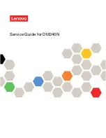 Preview for 1 page of Lenovo ThinkSystem DM240N Service Manual