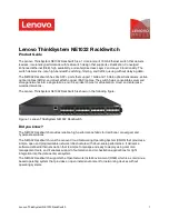 Предварительный просмотр 1 страницы Lenovo ThinkSystem NE1032 Product Manual