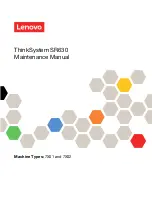 Preview for 1 page of Lenovo thinksystem SR630 Maintenance Manual