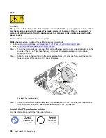 Предварительный просмотр 102 страницы Lenovo ThinkSystem ST550 Setup Manual