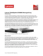 Предварительный просмотр 1 страницы Lenovo ThinkSystem Product Manual
