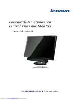 Lenovo ThinkVision L195 User Manual preview