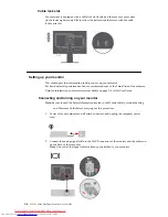 Предварительный просмотр 8 страницы Lenovo ThinkVision L2321x Wide User Manual