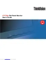 Lenovo ThinkVision LT1712p User Manual preview