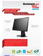 Lenovo ThinkVision LT2452p Wide Specifications предпросмотр