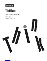 Lenovo ThinkVision P32u-10 User Manual preview