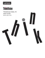 Lenovo ThinkVision S28u-10 User Manual preview