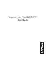 Lenovo Ultra Slim DB66 User Manual preview