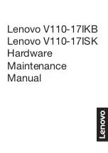 Preview for 1 page of Lenovo V110-17IKB Hardware Maintenance Manual