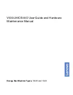 Preview for 1 page of Lenovo V530-24ICB User Manual And Hardware Maintenance Manual