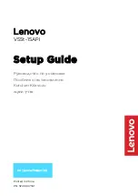 Lenovo V55t-15API Setup Manual предпросмотр