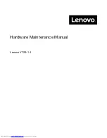 Lenovo V720-14 Hardware Maintenance Manual preview