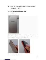 Предварительный просмотр 3 страницы Lenovo VIBE X2 Service Manual