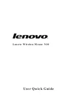 Lenovo Wireless Mouse N30 User Quick Manual preview