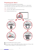 Preview for 4 page of Lenovo YB-Q501F Safety, Warranty & Quick Start Manual