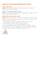 Preview for 9 page of Lenovo YB1X90L1 Safety, Warranty & Quick Start Manual