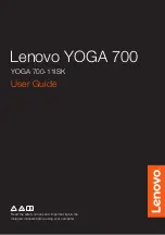 Lenovo YOGA 700 User Manual preview