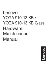 Lenovo YOGA 910-13IKB Hardware Maintenance Manual preview