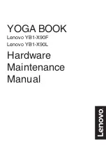 Lenovo YOGA BOOK YB1-X90F Hardware Maintenance Manual предпросмотр