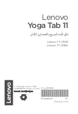 Preview for 39 page of Lenovo Yoga Tab 11 Safety, Warranty & Quick Start Manual