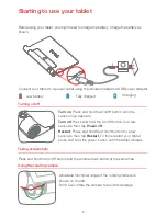 Preview for 7 page of Lenovo YOGA Tab 3 8 Safety, Warranty & Quick Start Manual