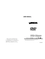 Preview for 1 page of Lenox DVD3500 User Manual