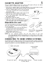 Предварительный просмотр 6 страницы Lenoxx Sound 10 Second ESP Plus CD-79 Operating Instructions Manual