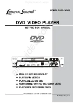 Lenoxx Sound DVD-2002 Instruction Manual preview