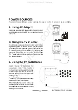 Предварительный просмотр 6 страницы Lenoxx Sound TV-505 Operating Instructions Manual