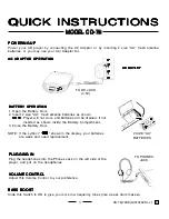 Предварительный просмотр 19 страницы Lenoxx CD-78 Operating Instructions Manual