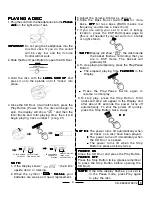 Preview for 2 page of Lenoxx CD-88 Operating Instructions