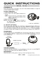 Lenoxx CD-895 Quick Instructions preview