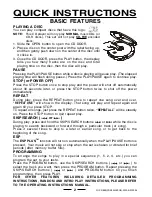 Preview for 2 page of Lenoxx CD-895 Quick Instructions