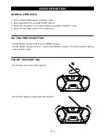 Предварительный просмотр 7 страницы Lenoxx CD815B Instruction Manual