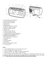 Preview for 2 page of Lenoxx CR85 Manual