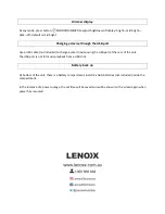 Предварительный просмотр 8 страницы Lenoxx CRW30 Manual