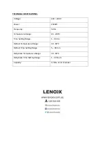 Предварительный просмотр 18 страницы Lenoxx Healthy Choice AF1200 Manual