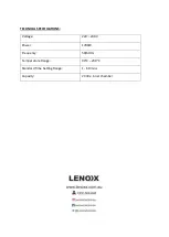 Preview for 11 page of Lenoxx Healthy Choice AFO238 Quick Start Manual