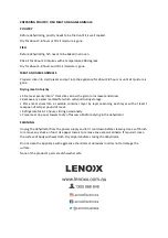 Preview for 9 page of Lenoxx Healthy Choice FD333 Instructions Manual