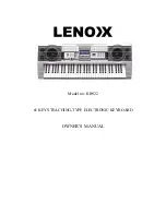 Lenoxx KB922 Owner'S Manual preview