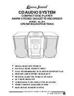 Lenoxx Lenoxx Sound SL-326 Operating Instructions Manual preview