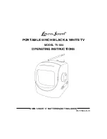 Lenoxx Lenoxx Sound TV-504 Operating Instructions Manual preview