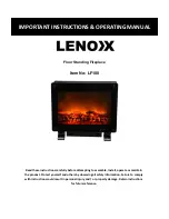 Lenoxx LF100 Important Instructions & Operating Manual preview